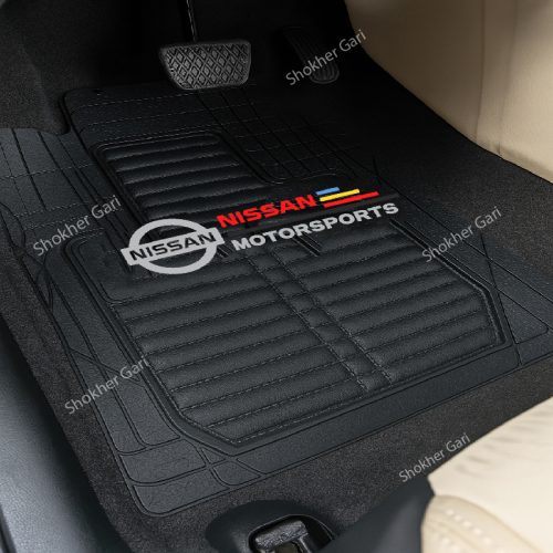 4D Luxury PVC Soft Floor mat 5pcs set - Image 3