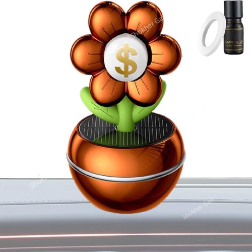 1 Pcs Flower Dollar Solar Air freshener - Image 2