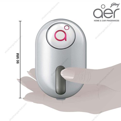 Godrej aer click Car Vent Air Freshener Kit Cool (10g) Gel - Image 4