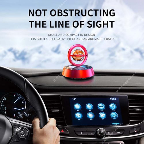 Car Solar Curve 2 Ring Solar Perfume - Image 1