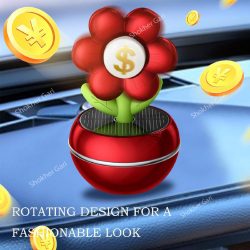 1 Pcs Flower Dollar Solar Air freshener