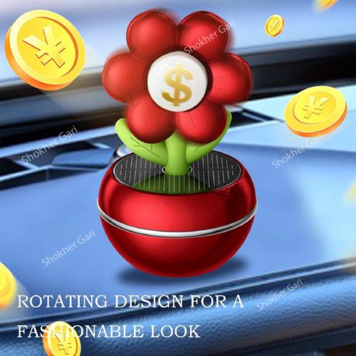 1 Pcs Flower Dollar Solar Air freshener - Image 1