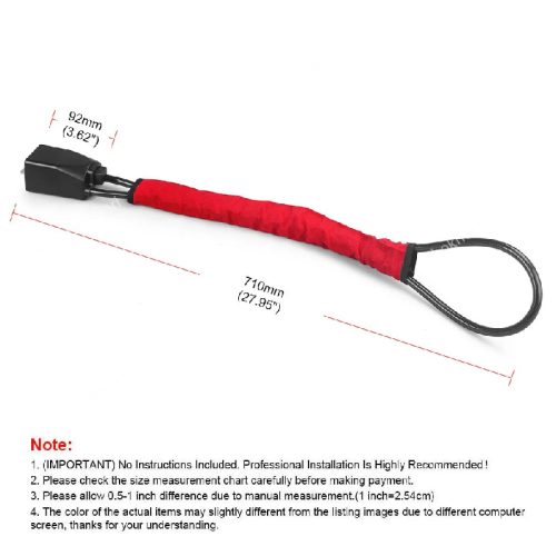 Car Steering Wheel Lock and Seat Belt Anti-Theft Lock with Keys - Image 4