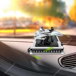 4 in 1 Airplane Shape, Car Air Freshener,  Phone Holder , Parking License Plate Safety