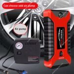 Car Red Jumper Starter with Air Pum & Power Bank 99880 mAh