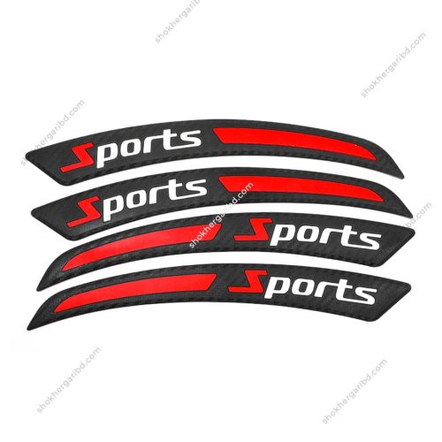 4pcs Universal PVC Soft Vehicle Wheel Brow Protector Sticker 4 Pices Set - Image 3