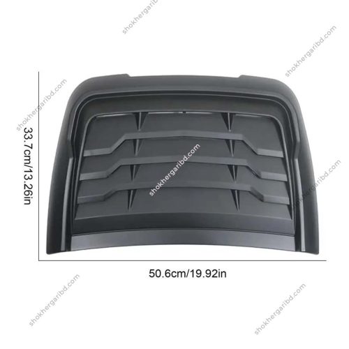 Car Bonnet Hood Fake Air Vent Modification Carbon Fiber Style - Image 7