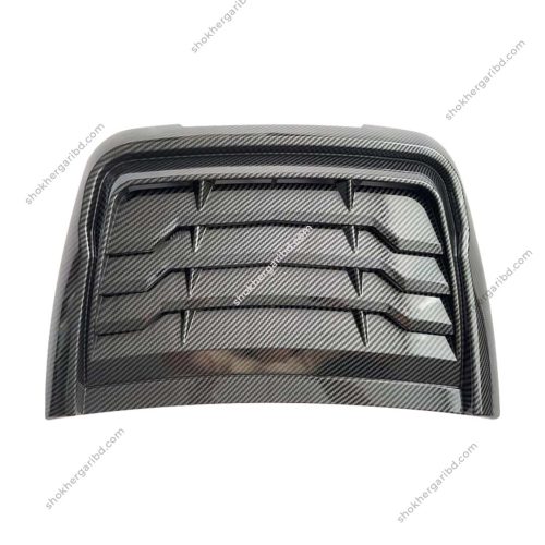 Car Bonnet Hood Fake Air Vent Modification Carbon Fiber Style - Image 5