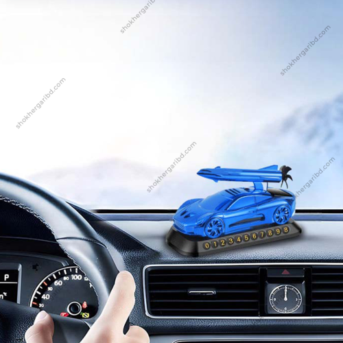 Car Rocket Style Solar perfume with Mobile Number - Image 1