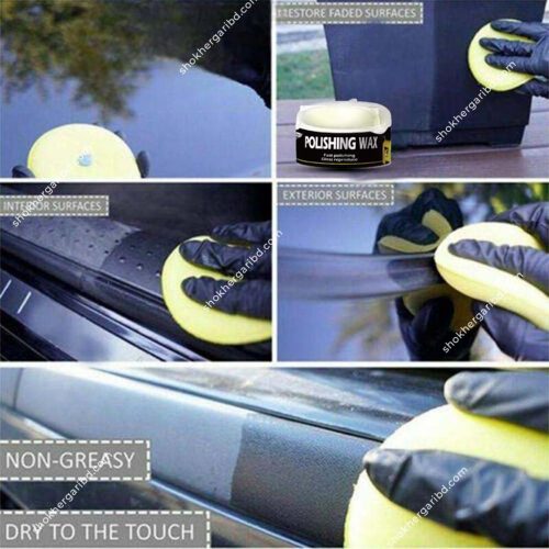 Botny Car Cream Polishing Wax (Fast Polishing Gloss Reproduce) - Image 3
