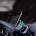 Magnetic Suction Cup Mobile Holder - Vacuum System  Rechargeabl