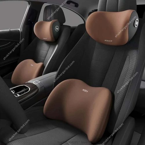 NIRACP Car Neck & Lumber Back Support Pillow  Memory Foam - Image 2
