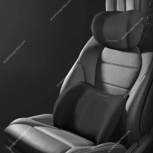 NIRACP Car Neck & Lumber Back Support Pillow  Memory Foam - Image 1