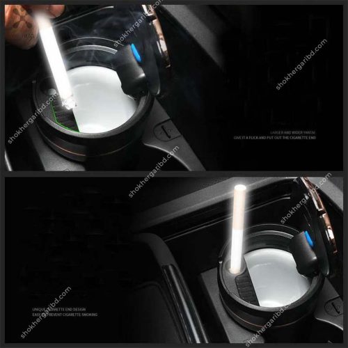 Toyota Logo Car Ashtray with LED Light - Image 1