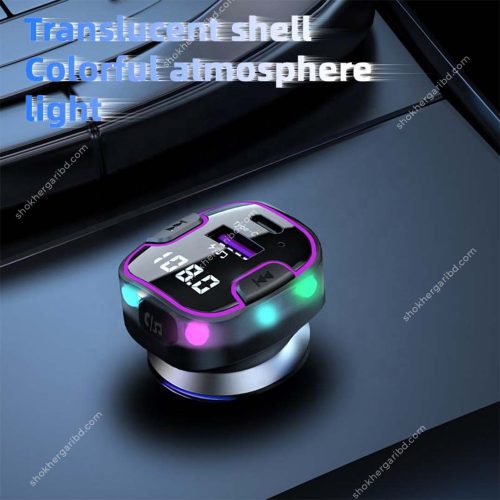 Car FM Transmitter Modulator USB 3.1A Type Car Charger Music MP3 Player Audio Receiver Bluetooth Handsfree Car Kit - Image 5