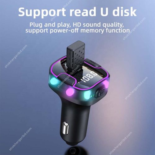 Car FM Transmitter Modulator USB 3.1A Type Car Charger Music MP3 Player Audio Receiver Bluetooth Handsfree Car Kit - Image 4