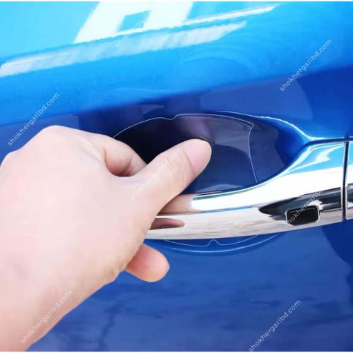 Car Door Handle Transparent Protection Film - Image 1