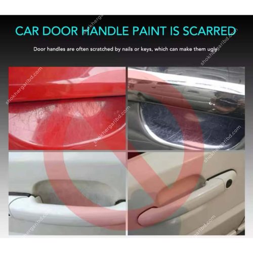 Car Door Handle Transparent Protection Film - Image 2