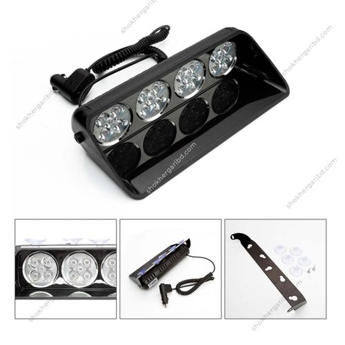 Car (S16) Dashboard VIP LED Police Light - Image 4
