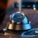 Intelligent car perfume automatic start stop lasting fragrance clock