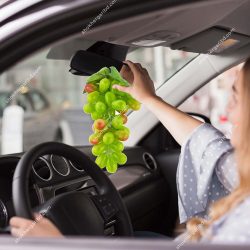 Hanging Artificial Grapes Plastic Fruit Car Decor