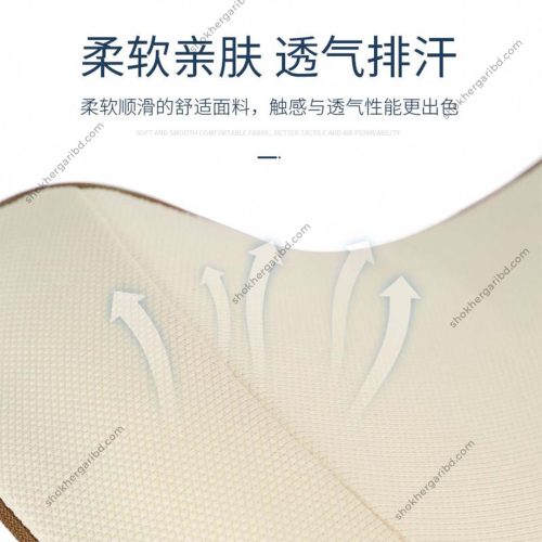Premium Car Memory Foam Artificial Leather Lumbar Support - Image 4