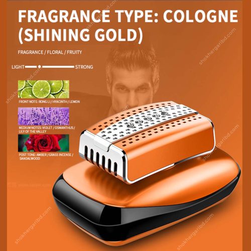 Rectangle Diamond stone Luxury Car Air Freshener with Modern Perfume - Image 7