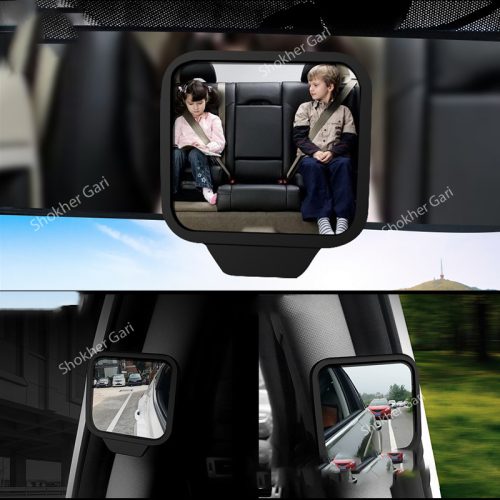 2pcs Set Car Magnet Inside the Rear Door Exit B Pillar - Image 4