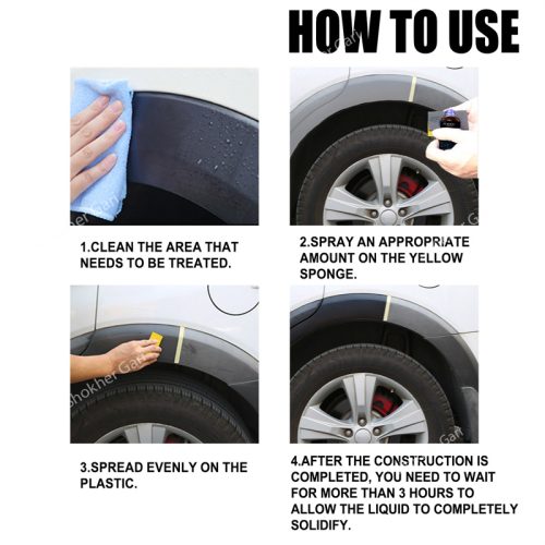 1Pcs Car Plastic Restorer Plastic Coating 650 Tk - Image 4