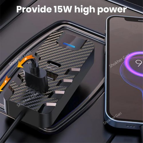 KSC-1069 Bluetooth FM Transmitter Car Charger - Image 3