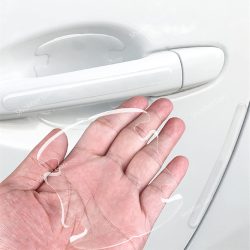 8 Pcs Universal Transparent Silicone Door Handle Cover