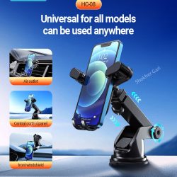 Universal Mobile Holder Automatic Lock & Suction