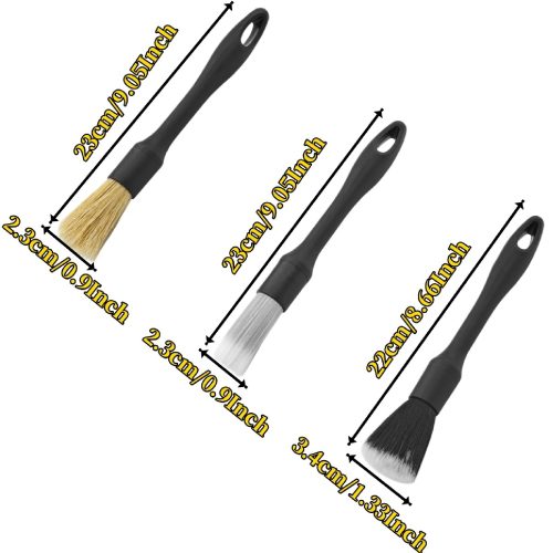 3PCS set  Car Detailing Brush Set Super Soft - Image 4