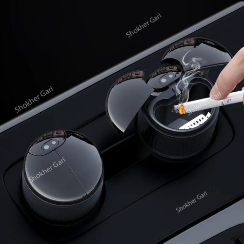 Sensor Smart Car Cup Holder Ashtray Supports Infrared Induction USB - Image 1