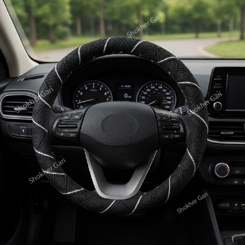Geometric Steering Wheel Cover - Image 1