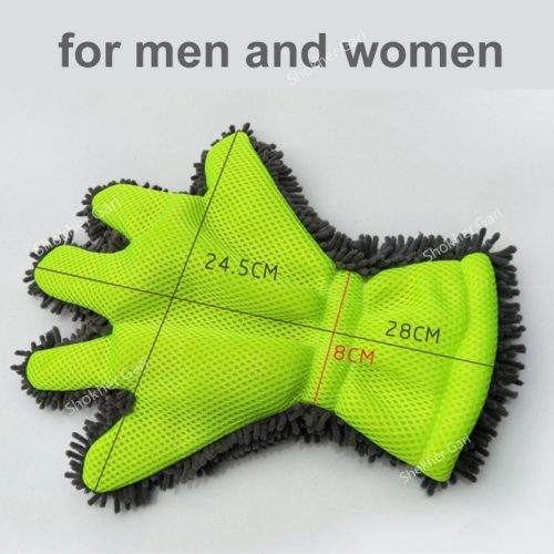 1pc Car Luxury Microfiber Car Wash Mitts - Image 2