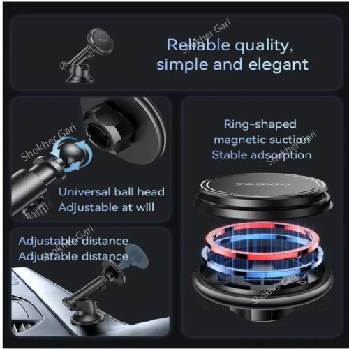 Yesido C269 Magnet Mobile Holder - Image 3