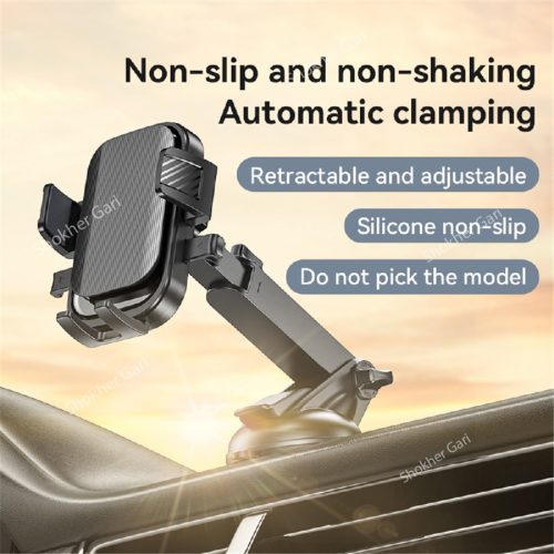 YESIDO C267 Suction Press Car Phone Holder - Image 5