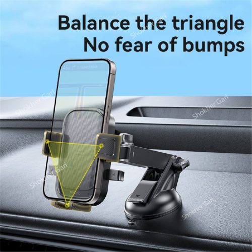 YESIDO C267 Suction Press Car Phone Holder - Image 1