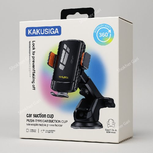 KAKUSIGA Push-type  Car Phone Holder - Image 5