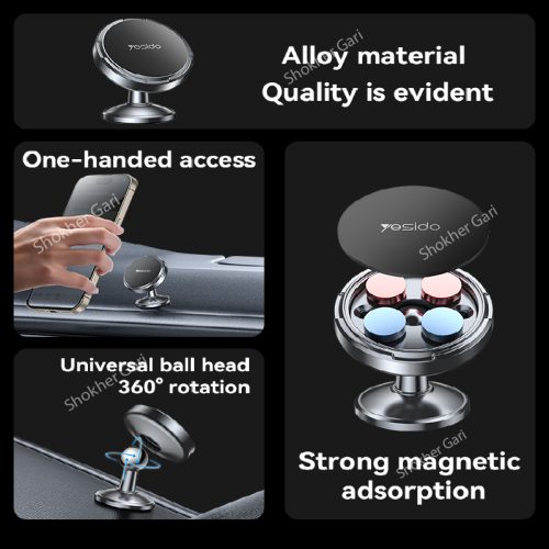 Yesido C215 Mini Paste Magnetic Suction Phone Holder - Image 5