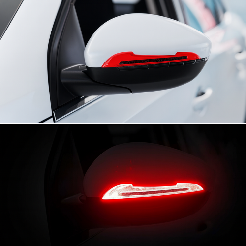 1 Pair Car Rearview Mirror Reflective Sticker (Copy) - Image 1