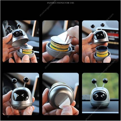 Car Robot Cartoon Dashboard Perfume - Image 2