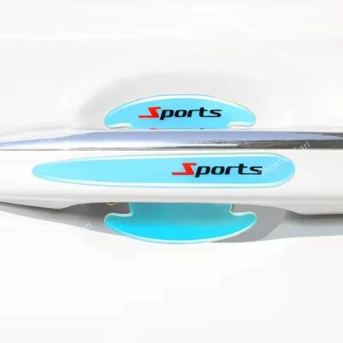 8 pcs set Sports Car Door Handle Bowl Cover Protector Sticker - Image 4
