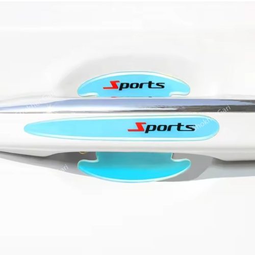 8 pcs set Sports Car Door Handle Bowl Cover Protector Sticker - Image 2