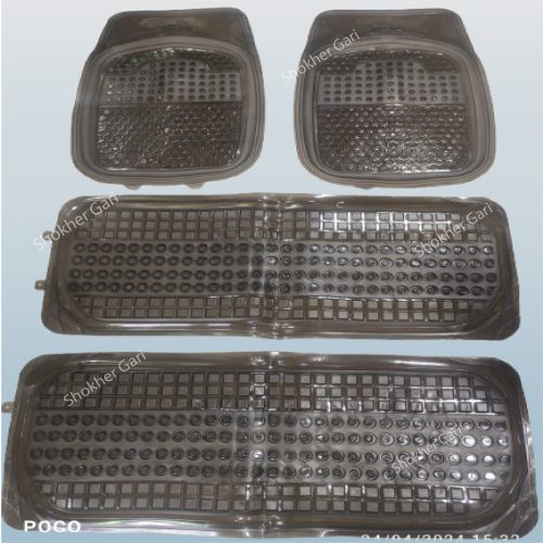 4 Pieces Heavy Duty PVC Rubber Car Floor Mat - Image 1