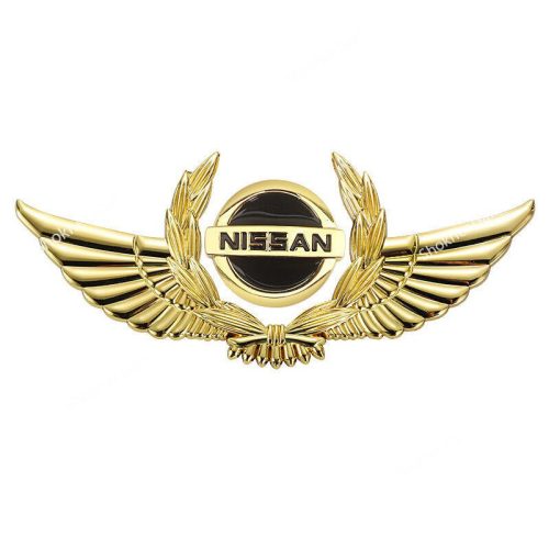 Golden metal car Logo Premium stickers - Image 8