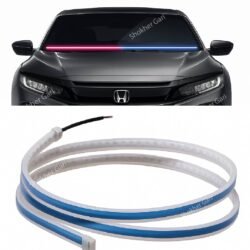 Car Dashboard Polish Strip Light Red & Blue Color