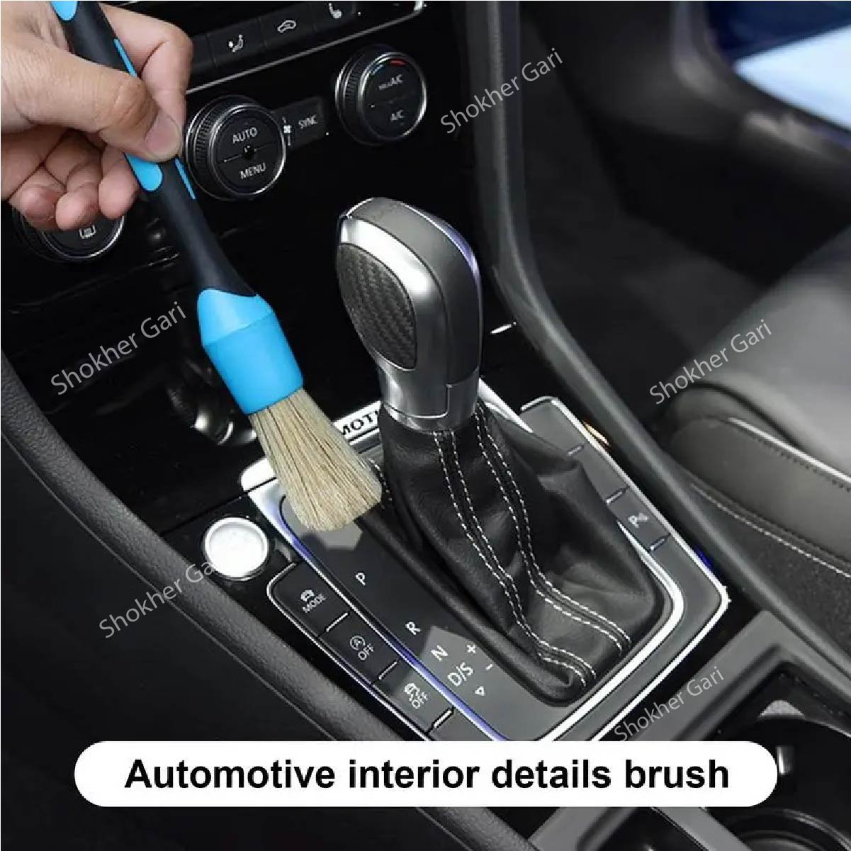 SG1503 3pcs Car Brush Blue Style Set Detailing Brush Set 750 TK (2) 3pcs Car Brush Blue Style Set Detailing Brush Set - Image 1