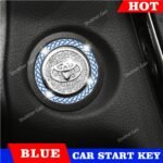 Car One-Click Engine Start Stop Switch Button Cover Sticker